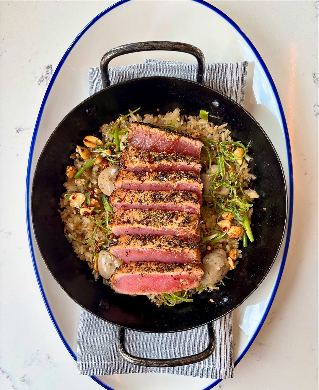 Tuna with Crispy Fried Rice